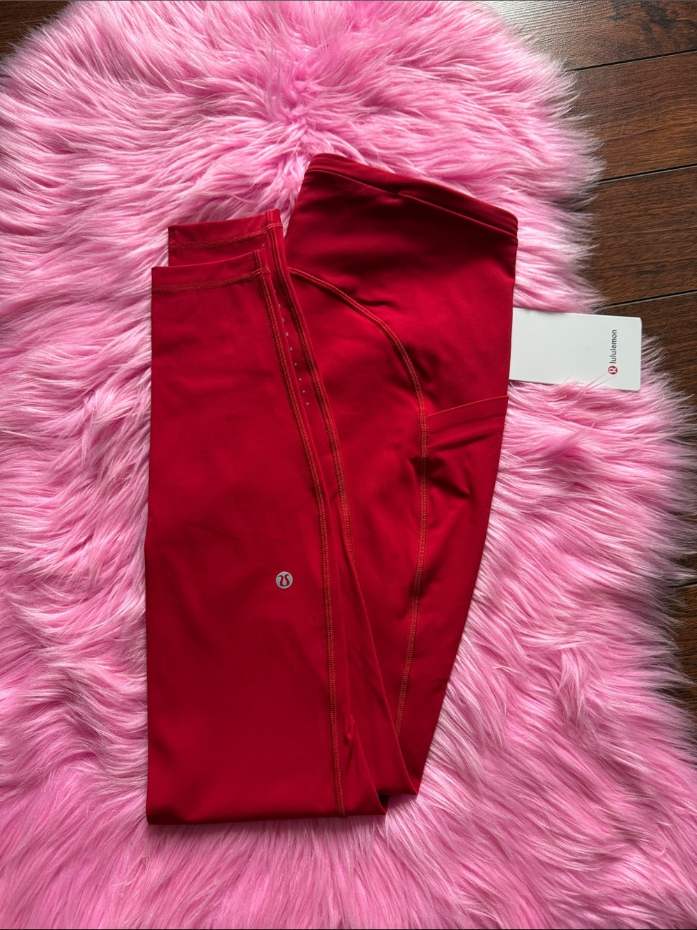 Lululemon size 8 swift speed tight 28” dark red NWT